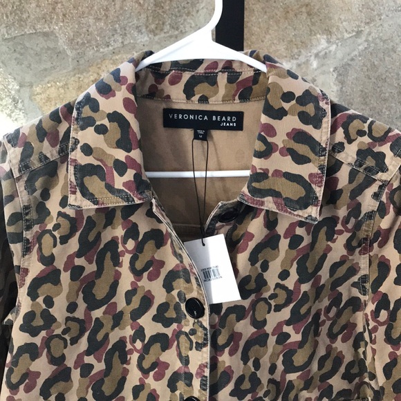 Veronica Beard Leopard Print Jacket - Picture 3 of 6